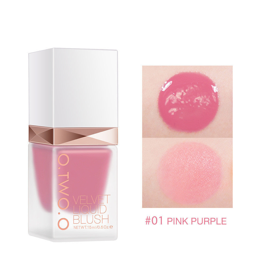 Natural Dazzling Liquid Blush Lasting Matte Silky And Delicate