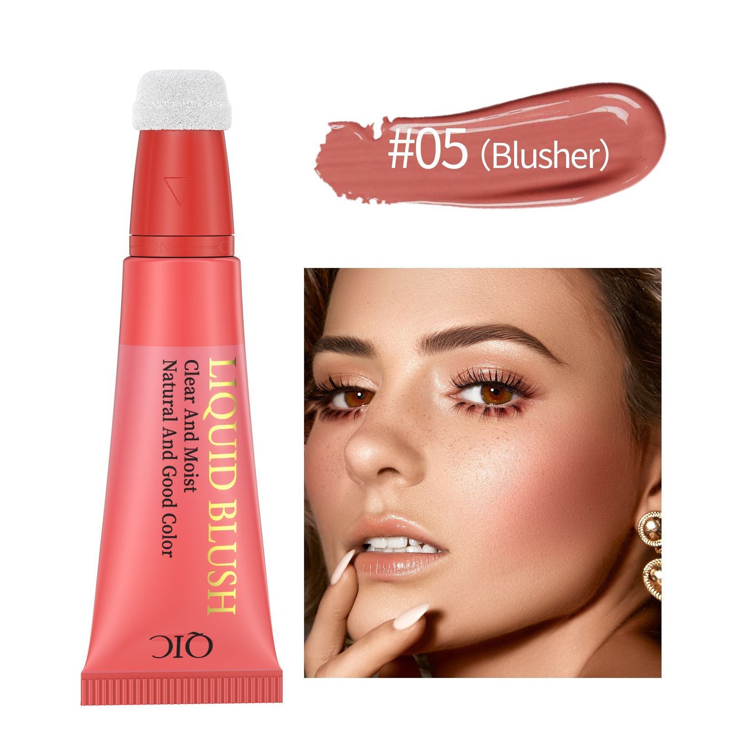 Liquid Blush Dazzling Liquid Long-lasting Matte Silky