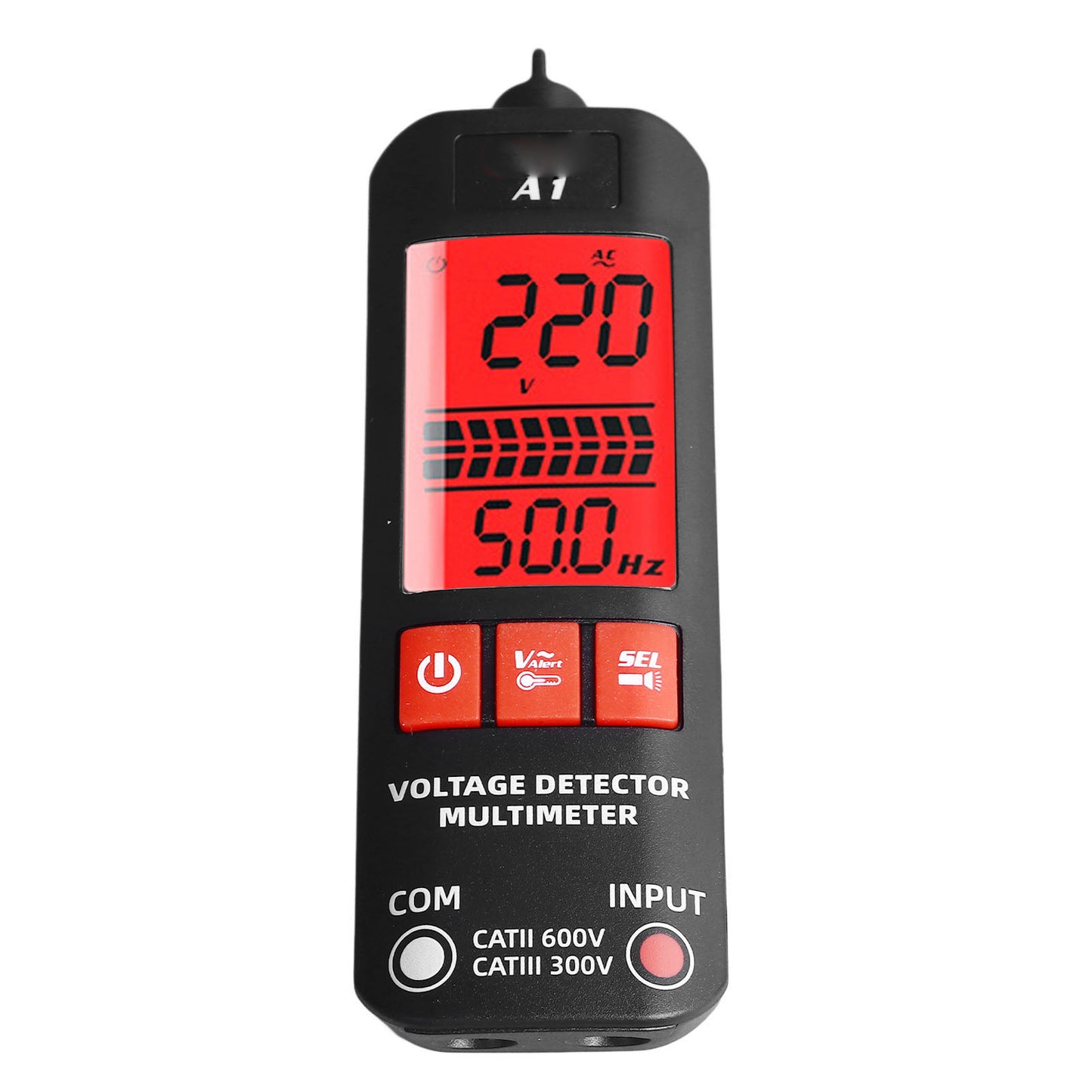 Digital Multimeter 2 Modes Voltage Detector Frequency Tester Measurement Tool for Testing