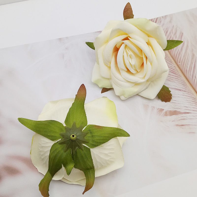 High-grade Simulation Rose Head DIY Handmade Materials