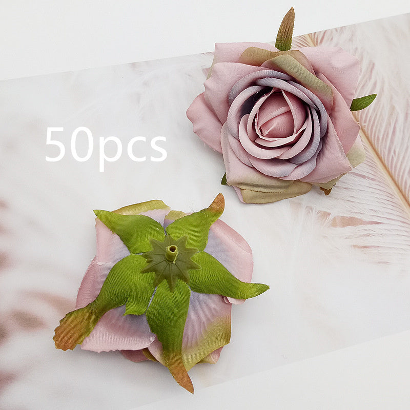 High-grade Simulation Rose Head DIY Handmade Materials