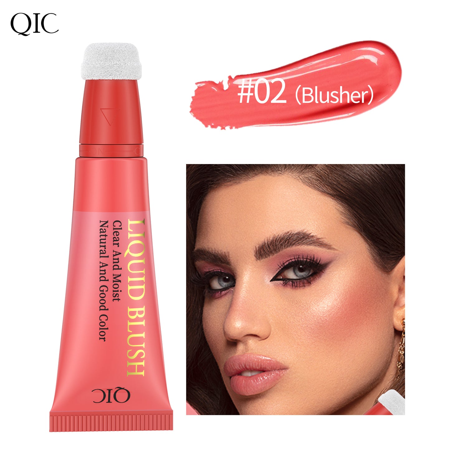 Liquid Blush Dazzling Liquid Long-lasting Matte Silky