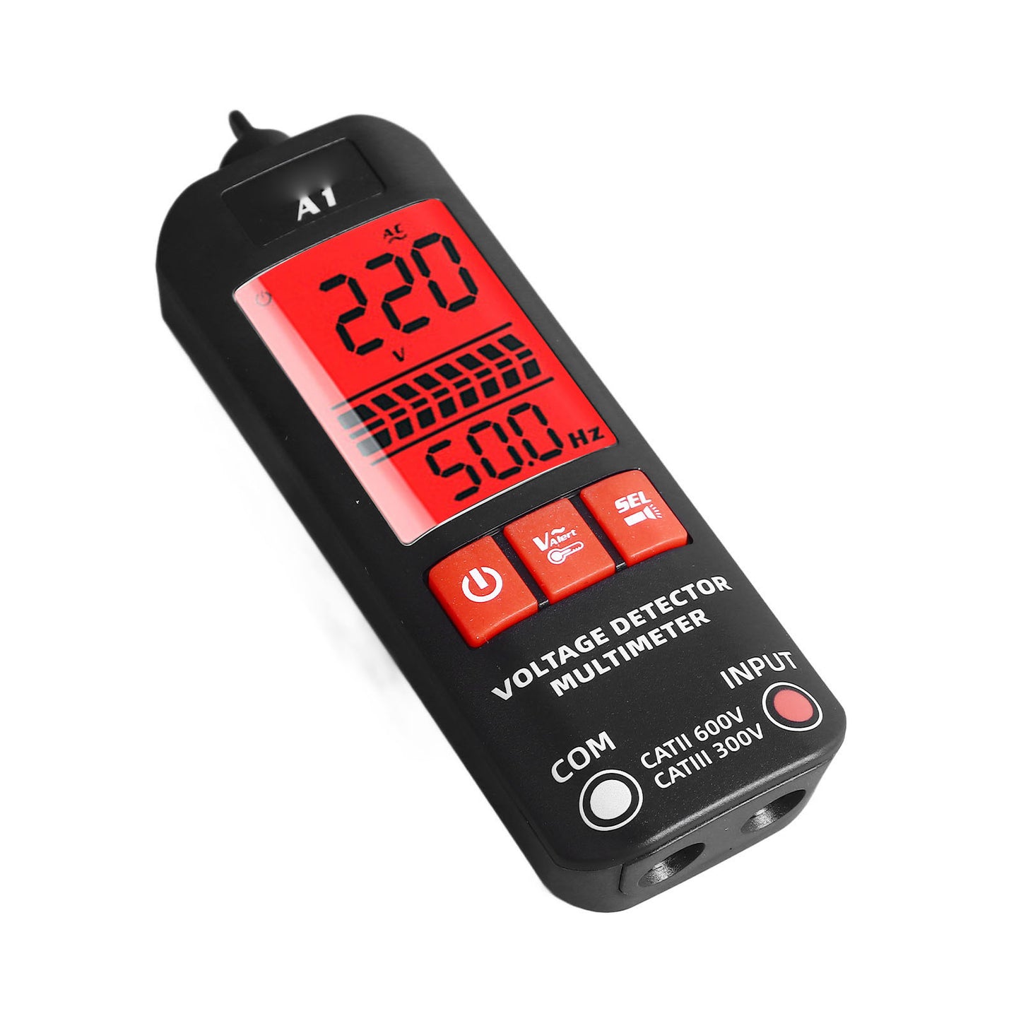 Digital Multimeter 2 Modes Voltage Detector Frequency Tester Measurement Tool for Testing