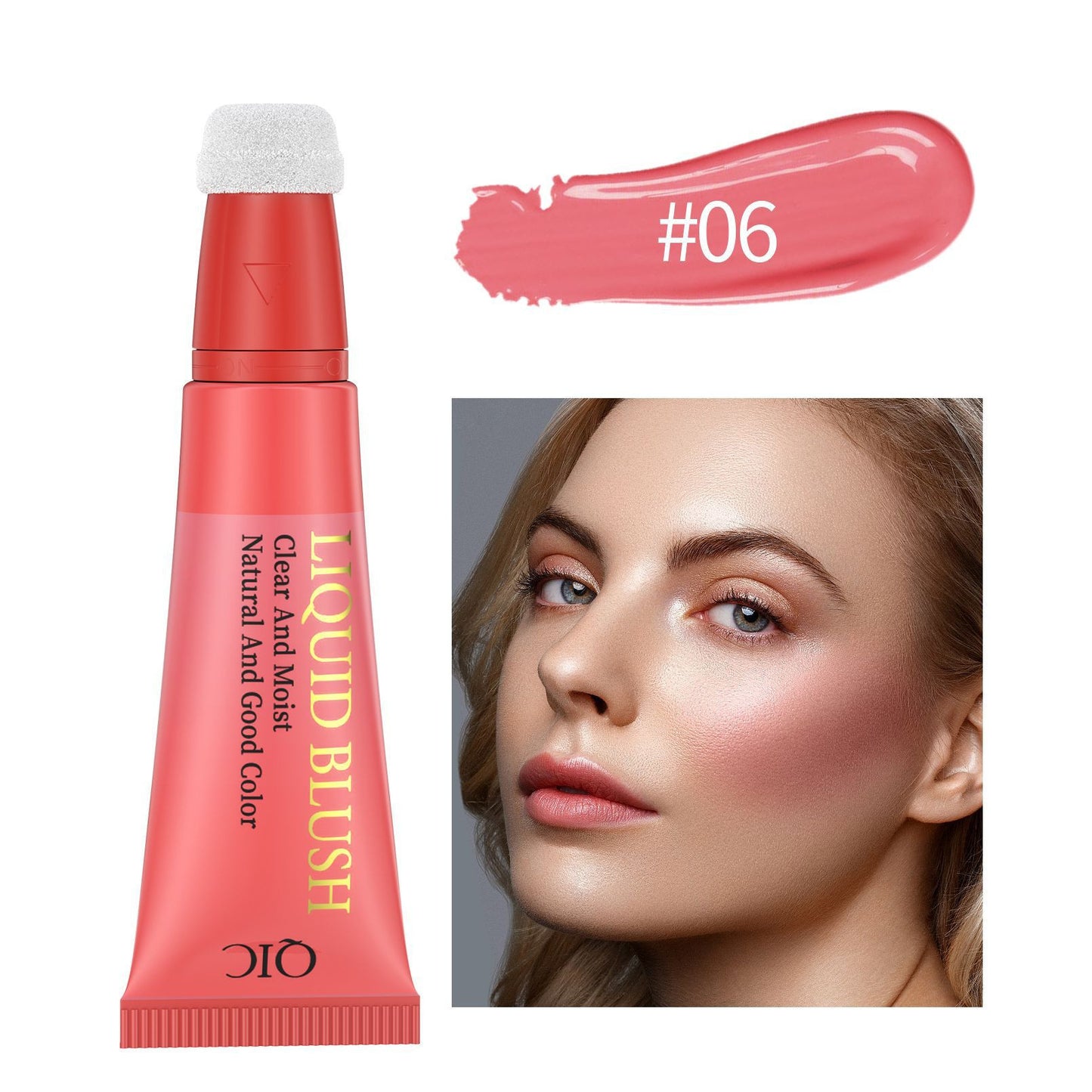 Liquid Blush Dazzling Liquid Long-lasting Matte Silky