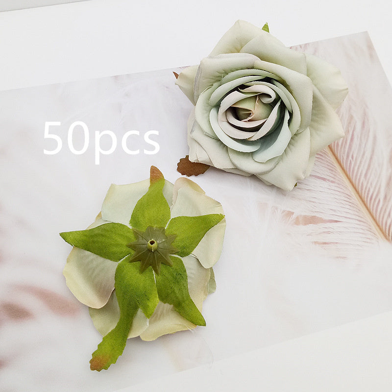 High-grade Simulation Rose Head DIY Handmade Materials