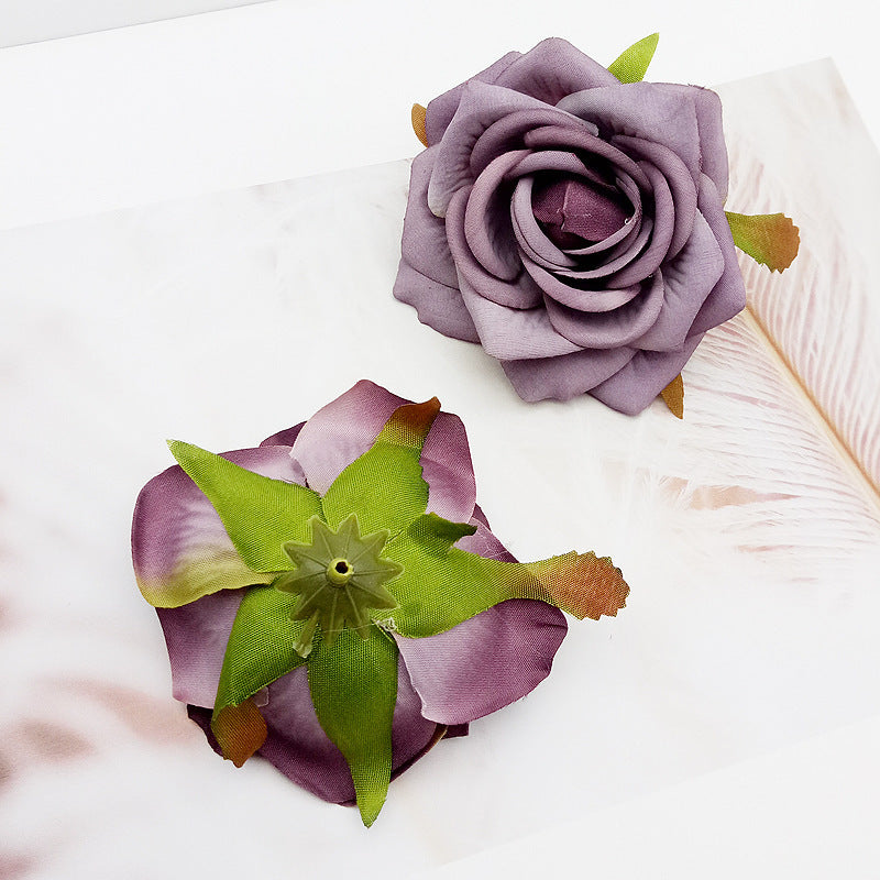 High-grade Simulation Rose Head DIY Handmade Materials