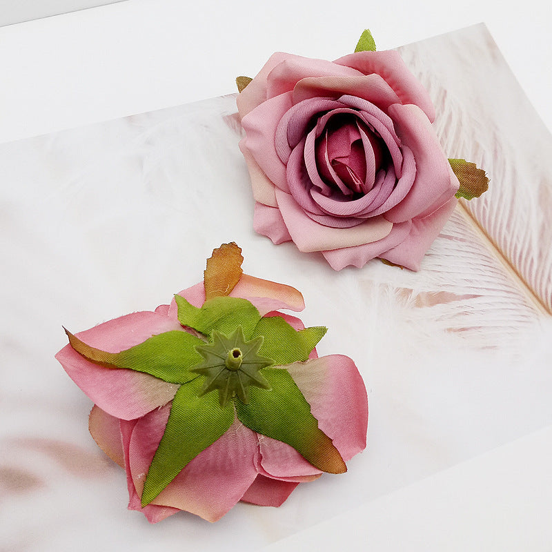 High-grade Simulation Rose Head DIY Handmade Materials