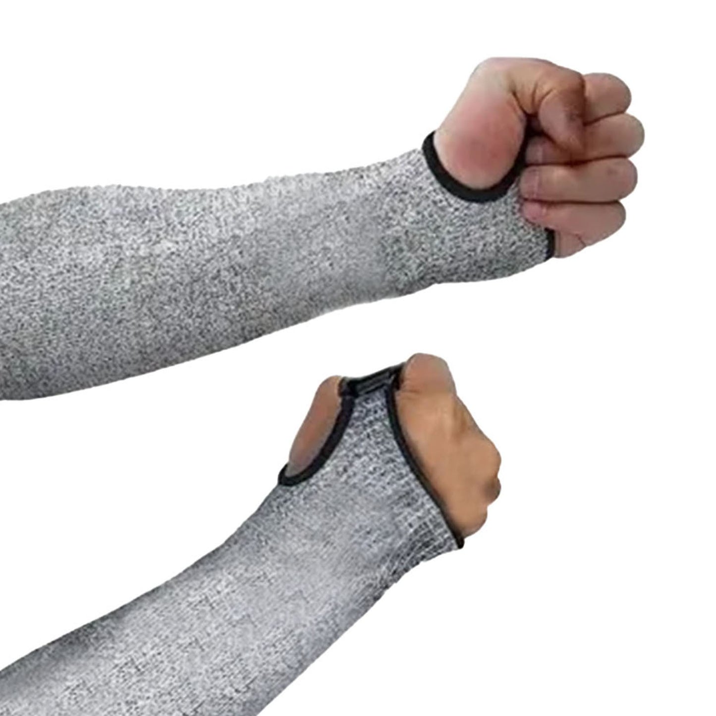 2Pcs Protective Arm Sleeves Stab Cutting Resistant Breathable Level 5 Protection Safety Arm Guard
