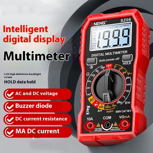 Digital Multimeter High Precision Digital Display Multifunctional Electrical Ammeter