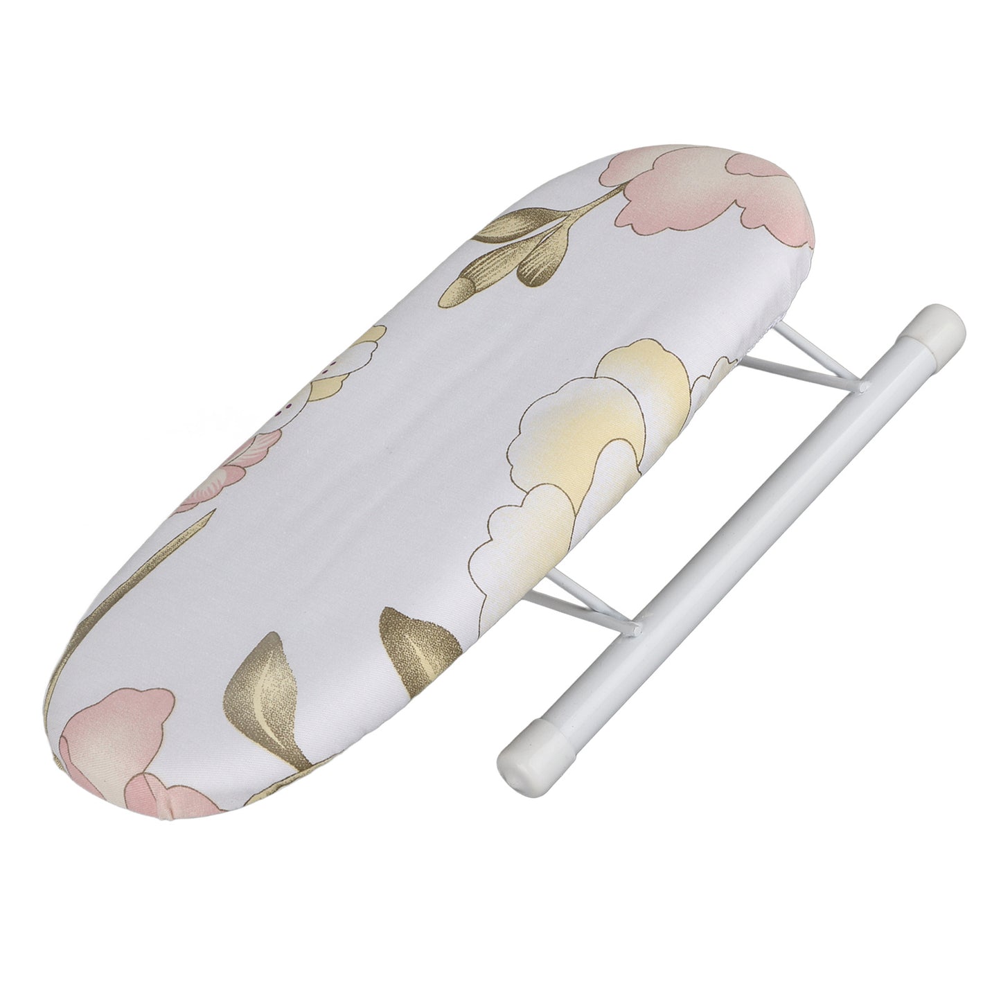 Foldable Space Saving Mini Ironing Board Home Travel Sleeve Cuffs Collars Handling Table(Peony)