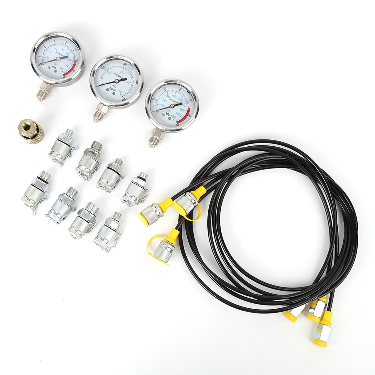 Portable Hydraulic Pressure Test Kit Hydraulic Equipment Tester Pressure Testing Tool