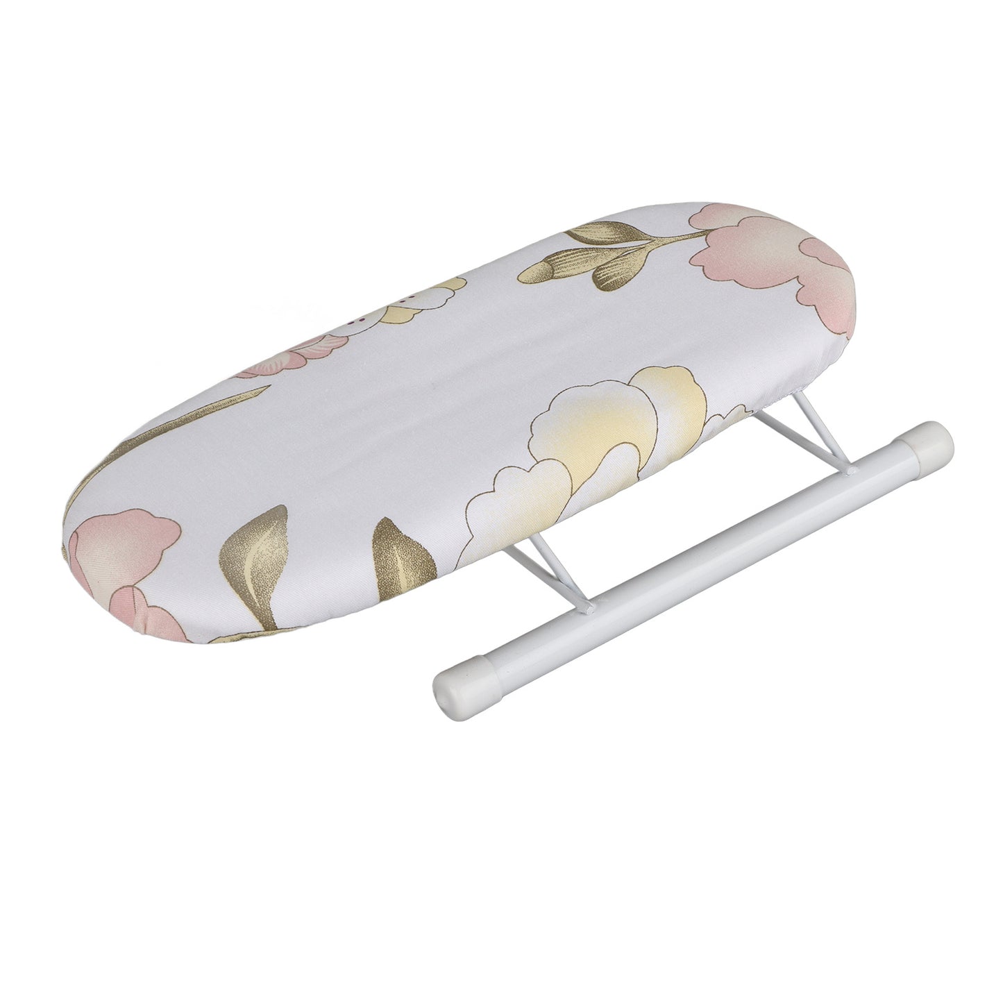 Foldable Space Saving Mini Ironing Board Home Travel Sleeve Cuffs Collars Handling Table(Peony)