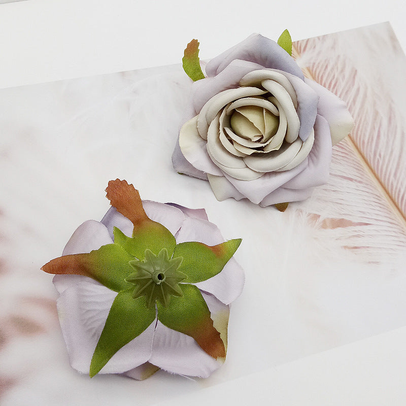 High-grade Simulation Rose Head DIY Handmade Materials