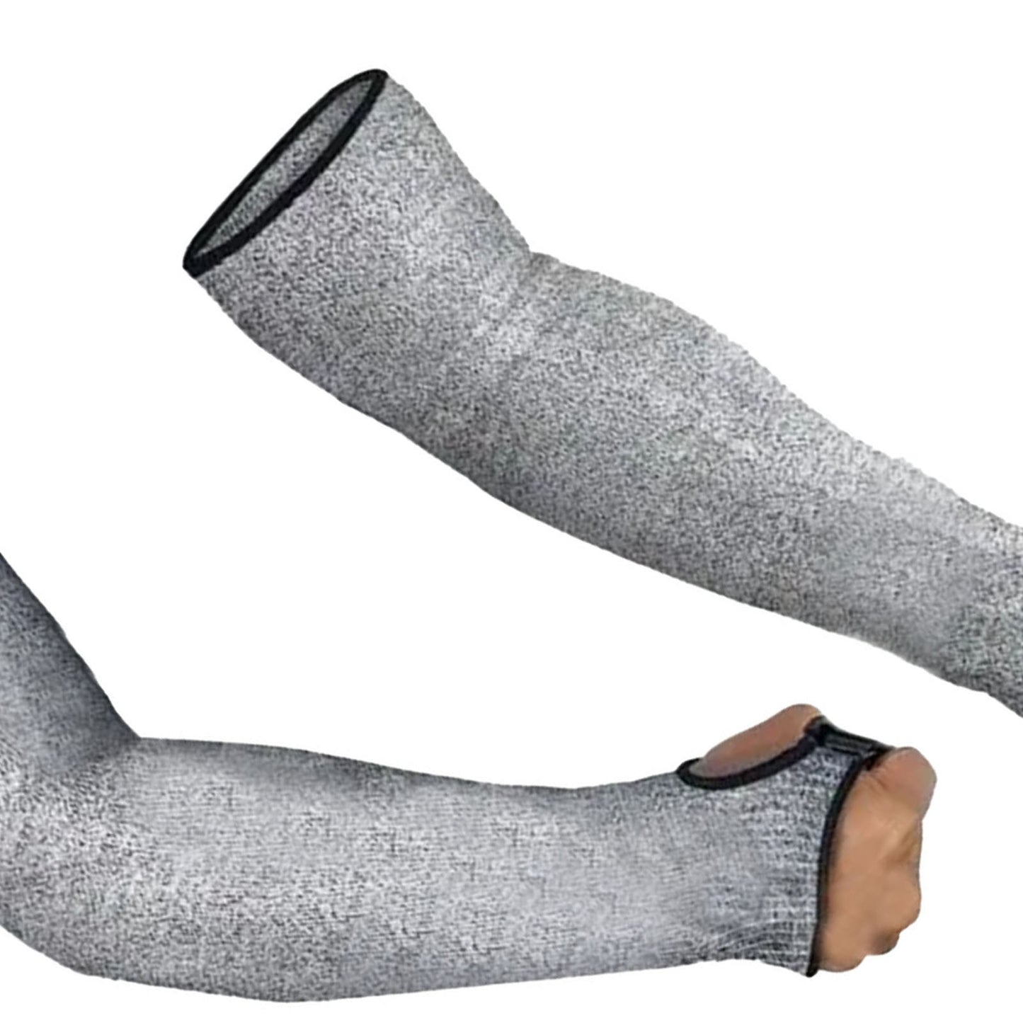 2Pcs Protective Arm Sleeves Stab Cutting Resistant Breathable Level 5 Protection Safety Arm Guard