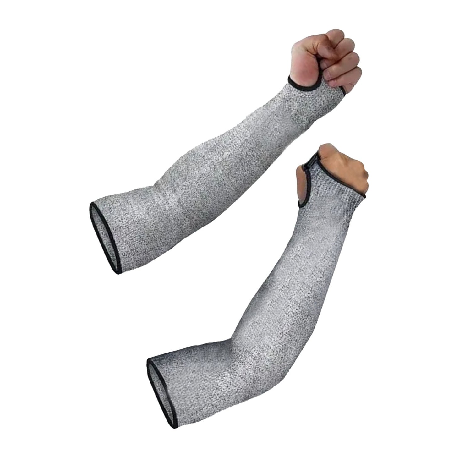 2Pcs Protective Arm Sleeves Stab Cutting Resistant Breathable Level 5 Protection Safety Arm Guard