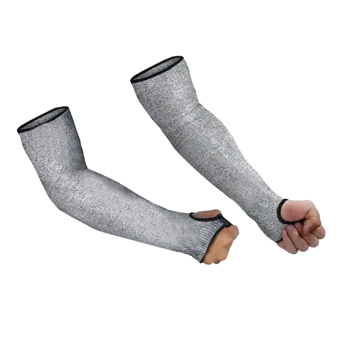 2Pcs Protective Arm Sleeves Stab Cutting Resistant Breathable Level 5 Protection Safety Arm Guard